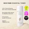 THANKYOU FARMER Rice Pure Essential Toner - Hydrating Toner for Glow Skin, Exclusive Korean Rice Extracts, Alcohol-Free, Fragrance-Free, Korean Toner, Korean Skincare 7.03 fl oz