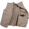 Rothco Lightweight Professional Concealed Carry Vest, Khaki, Medium