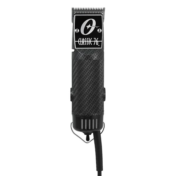 Oster Classic 76 Limited Edition Pro Clipper w/000 AgION Detachable Blade, Blade Guard, Cleaning Brush, Lubricating Oil & Clipper Grease, Carbon Fiber