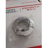 2.68 inch White Metal Closet Pole Socket, 1 Set With Hardware #cps125 (T3#67)