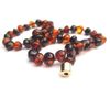 Amberta Natural amber necklace, authentic Baltic amber (35cm)