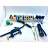 Fly Tying Vise Kit, with Thread, Vise, UV Glue, Wire, UV Torch flytying