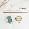 Hair Elastics, No Marks, Fashionable, Set of 6 Colors, Thick, Highly Elastic, Hair Clips, Cute, Plain, Korean Style, Hair Accessories, Adults, Simple, Elegant, Women's