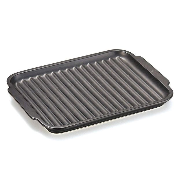 Heat Resistant Ceramic Plate for Grilling Fish, Grill Pan, Microwave Safe