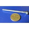 Zinc Hex Head Lag Screw 7/16 Hex Size 1/4 Thread x 3.00" Length, 50 pcs