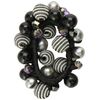 Caravan Faceted Ab And Colored Beads Plus Threaded Beads Enhance This Elastic Pony