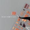 5D Nail Stickers, Biscuit Nail Stickers, Color Set, Caramel, Cookies, Chocolate, 3D Nail Stickers, Cute, Women's, Beginners, Waterproof