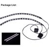 Ubanner LED Light Strip Computer Lighting White, Magnetic, Molex Connector, 2pcs LED Strip for PC Case Lighting Kits