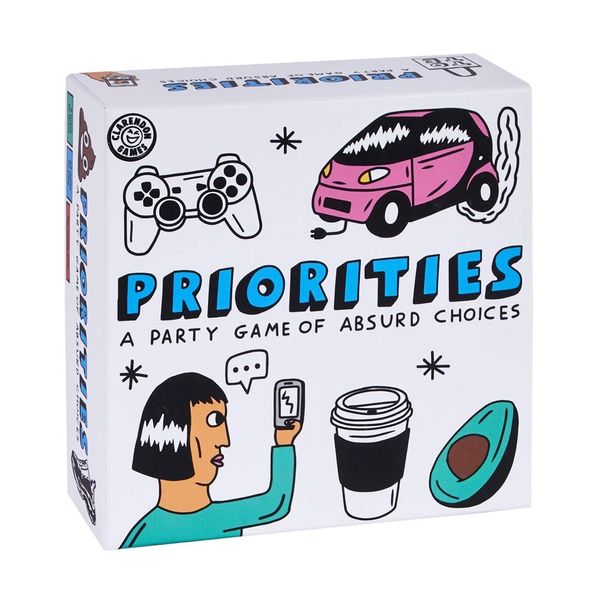 Priorities: The Hilarious New Party Game of Absurd Choices That Gets Everyone Laughing – Party Games for Adults and Teenagers- Card Games