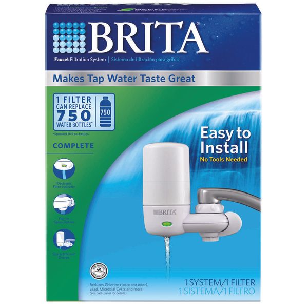 BRITA 42201 WATER FILTER FAUCET BRITA White