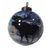 Alaska Northern Lights Dreams Moose Ornament