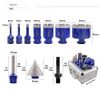 10pcs Diamond Drilling Core Bits Beveling Porcelain Tile Marble Grinder Hole Saw