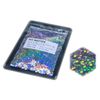 DIY MASTER Rainbow Glitter Flakes, Fine Pattern, 0.12 in. (3 mm), 1.8 oz (50 g)