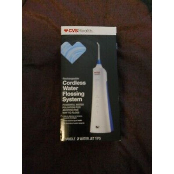 NEW ~ CVS Health Rechargeable Cordless Water Flossing System~ MSRP $56.99  .