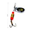 Spinner Set of 6 Spinner Blinker Set Fishing Artificial Bait Pike Perch Zander Trout