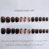 Fuyunohi F506# Nail Tips, Short, False Nails, Short Nail Tips, Korea, Elegant, Simple, Double Sided Tape, Easy Installation, Set of 24, DIY, Convenient, Nail Supplies, Accessories, Daily Use, Work, Date, Coming-of-Age Ceremony, Stylish