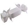 50 x Hammered White Christmas Cracker Boxes Christmas Favour Boxes