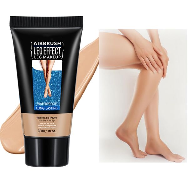 Leg Makeup Waterproof,Leg Vein Concealer,Leg & Body Scar Concealer,Tattoo Cover Up Makeup,Travel Size Body Makeup for Legs,Leg Makeup Lotion,Full Coverage Concealer,Light Makeup Concealer (02# 30ml)