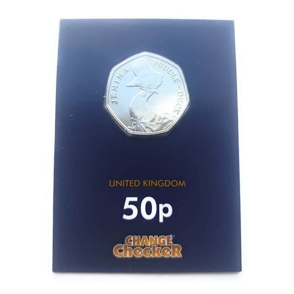 Change Checker 2016 UK Jemima Puddle-Duck CERTIFIED BU 50p