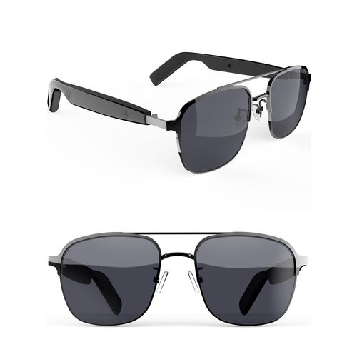 HOvicative Smart Glasses, Audio Glasses with Bluetooth Speaker,Reading Glasses with Voice Control and Open Ear