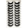 Starbesign Lashes Faux Mink 10 Pairs (Combo Dramatic 2)