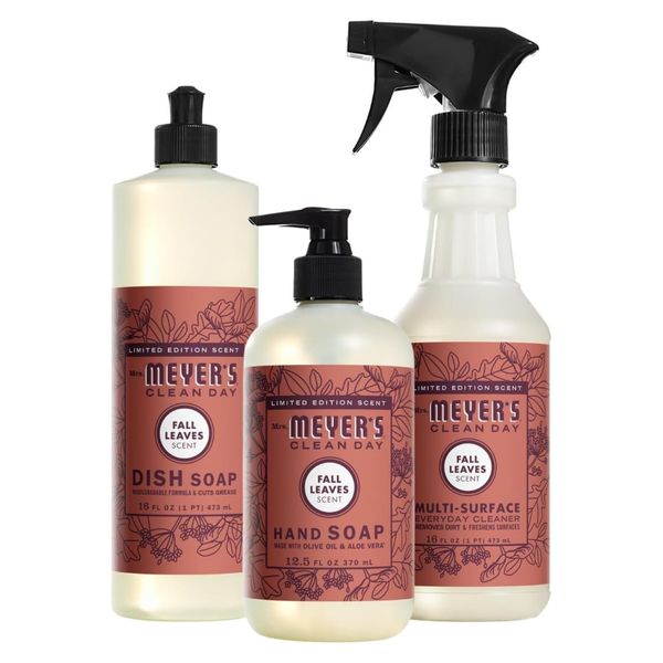 Mrs Meyers Clean Day Apple Cider Kitchen Basics Set Multi Surface Cleaner 44....