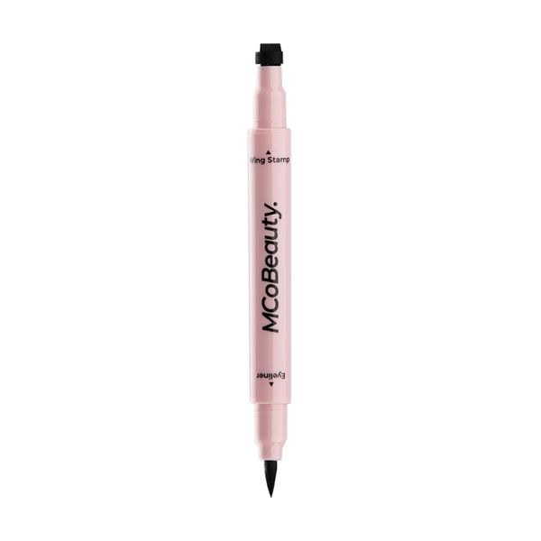 MCoBeauty Mini Winged Eyeliner Stamp & Liquid Liner Duo, Vegan, Cruelty Free Cosmetics