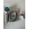 High Pressure Handheld, Turbo, Vortex Shower Head Propeller 360 Degrees Rotating