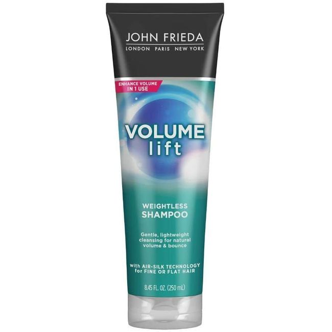 2 PACK John Frieda Volume Lift Lightweight Shampoo for Natural Fullness, 8.45 oz