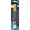 Pentel Glossy Ink Brush Dual Metallic Push Back .Gold Metallic