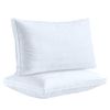 Down Alternative Pillows for Sleeping Plush (2 Pack Queen), 100% Cotton Cover...