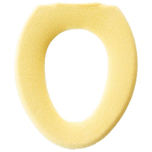 OKA Provence Ciel Toilet Seat Cover, O Type, Yellow (Nordic Fashion)