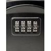 4 Digit Combination Security Lock Box Safe Large 5 Key Waterproof Black