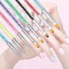 VOCOSTE ネイルアートブラシセット ジェル ポリッシュ ネイルアートデザイン ペンペインティングツール DIY マニキュア用 1セット入り