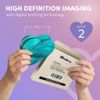 2 x Heart Coasters - Teal Blue Texture Pattern Cork Backed MDF Glossy Tea Coffee Accessory #52238