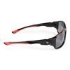 EDWIN EDF-076-1 Polarized Men's Sunglasses, Plastic Frame, Black