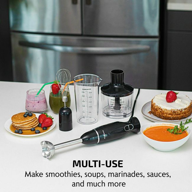 Kitchen Wand Blender Kit, Black