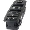 for Dodge Charger Window Switch 2013 2014 Driver Side | Front | w/Auto Up-Down Black | 68139805AD