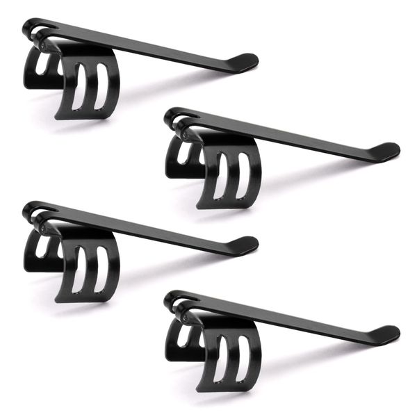 Flashlight Clips Compatible with Streamlight Stylus Pro and Microstream Penlight, 4 Pieces Hand Flashlights Pocket Clips