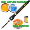Soldering Iron Electric Gun Adjustable Temperature Welding Solder Wire Kit 60W B