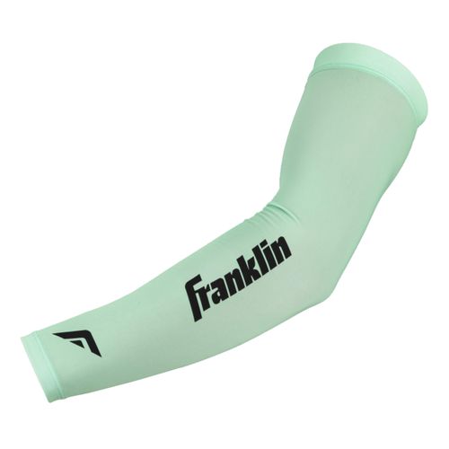 Franklin Sports Baseball Arm Sleeves - Baseball + Softball Arm Compression Sleeves for Men + Women - Adult Pair - Mint - Adult XXL/XXXL