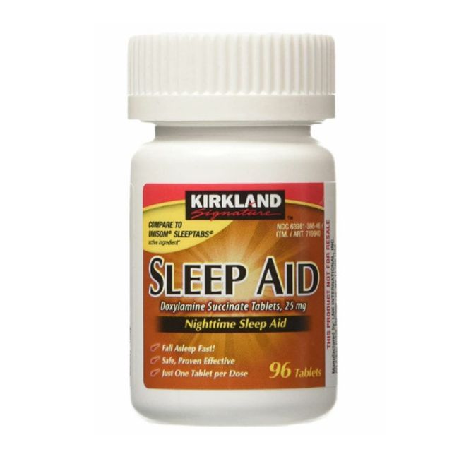 Sleep Aid Doxylamine Succinate 25 Mg, 96-Count Nighttime Sleep Aid Exp 11/2024