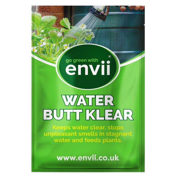 envii Water Butt Klear – Natural Water Butt Treatment, Cleans & Prevents Green Water & Unpleasant Odours – 20 Tablets