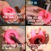 Bully Stick Holder - Size Small Interactive Dog Toy, Slow Feeder, Treat Dispenser, Chew Toy and Dog Safety Device