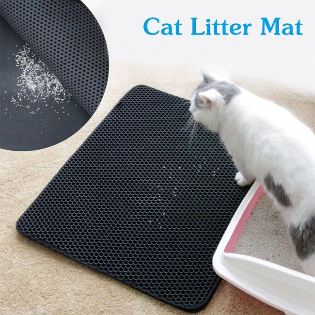 Waterproof Pet Cat Litter Mat Double Layer Pad for Kitten Non-slip