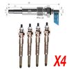 4X FOR SSANG YONG KORANDO 2.2 D Glow Plug