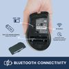 Perixx PERIMICE-821IB Wireless Bluetooth Mouse, Silent Click, Ergonomic Design, 33ft Range, Iron Black