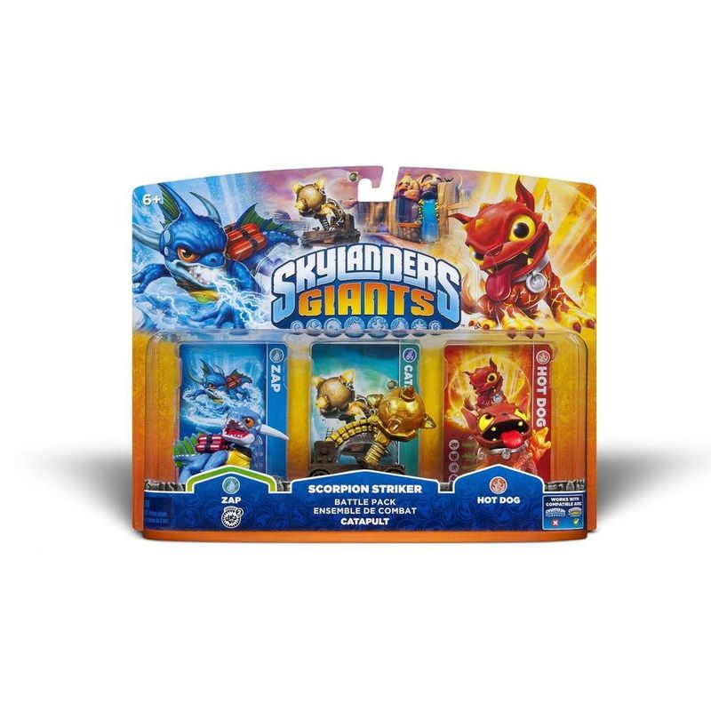 Figurine Skylanders Giants – Hot Dog Avec Carte – Sans Boîte – Occasion