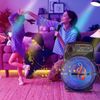 15" Portable Bluetooth Speaker Subwoofer Sound System w/LED Stand & Wireless Mic
