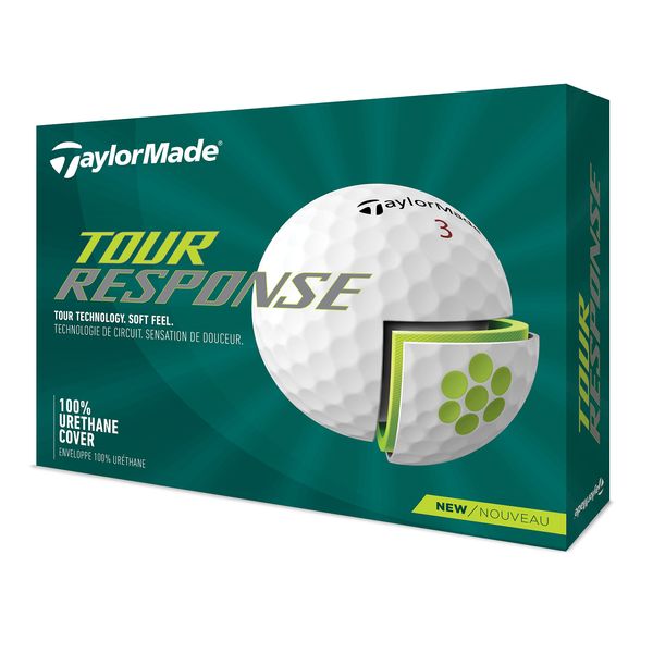 TaylorMade Unisex Tour Response Golfball, Weiß, Einheitsgröße